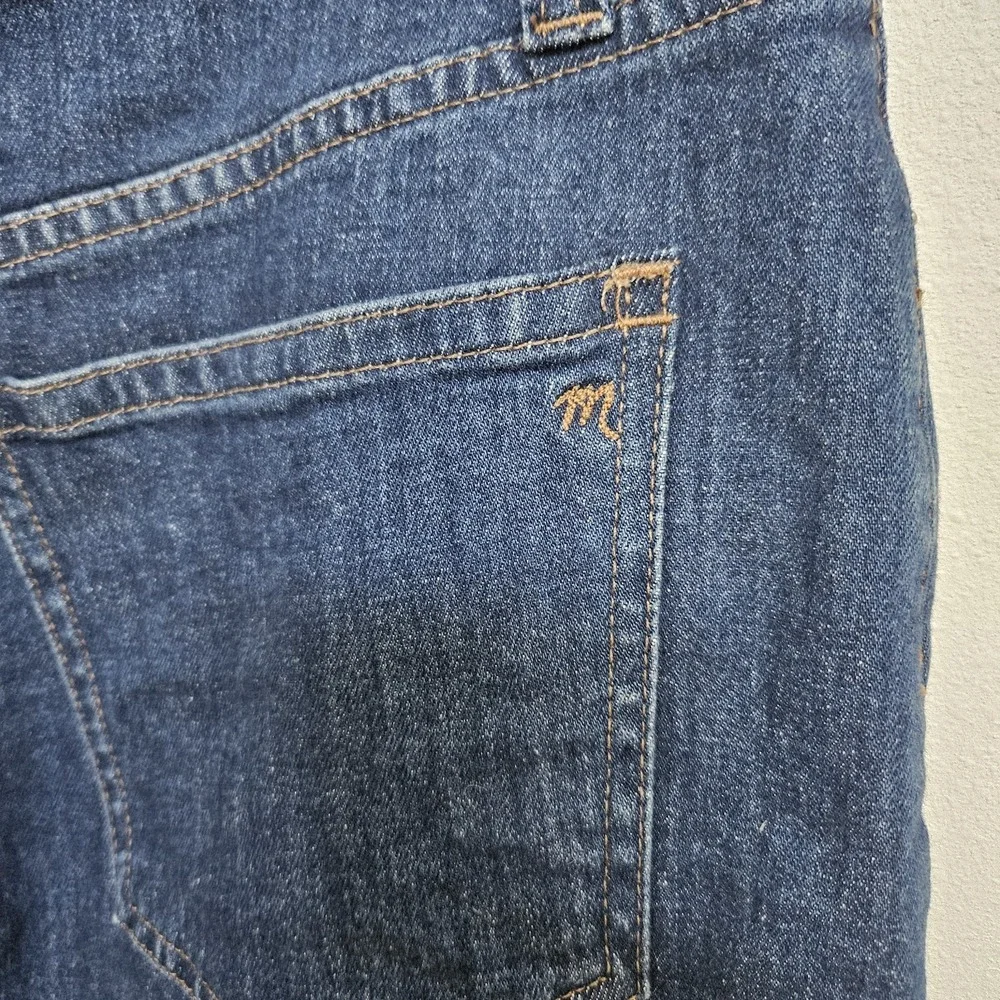 Madewell Denim Frayed Cut Off Jean Mini Skirt Size 29 Western Festival